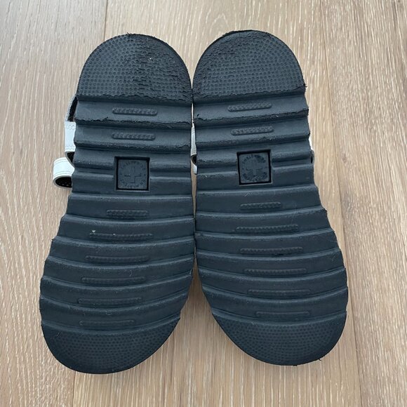 Dr. Martens Shoes Junior 13 Klaire Leather Strap Sandals White T Lamper Doc - Picture 9 of 16